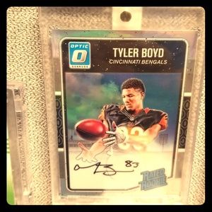 Panini Optic Tyler Boyd auto Rookie card